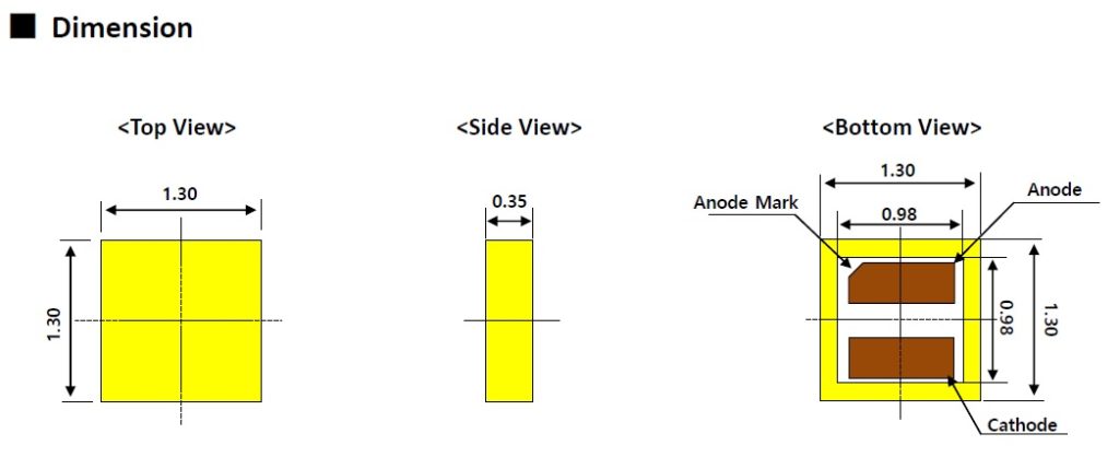 Samsung Middle Power LED Chip LM102A